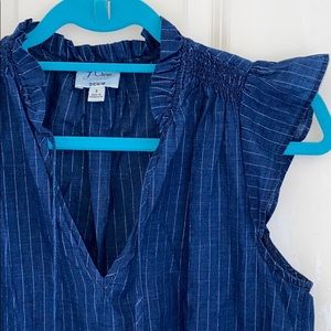 JCrew ruffle blouse